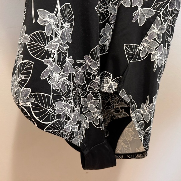 Swimsuits for All Black Floral Swimsuit Size 26 - Picture 7 of 11